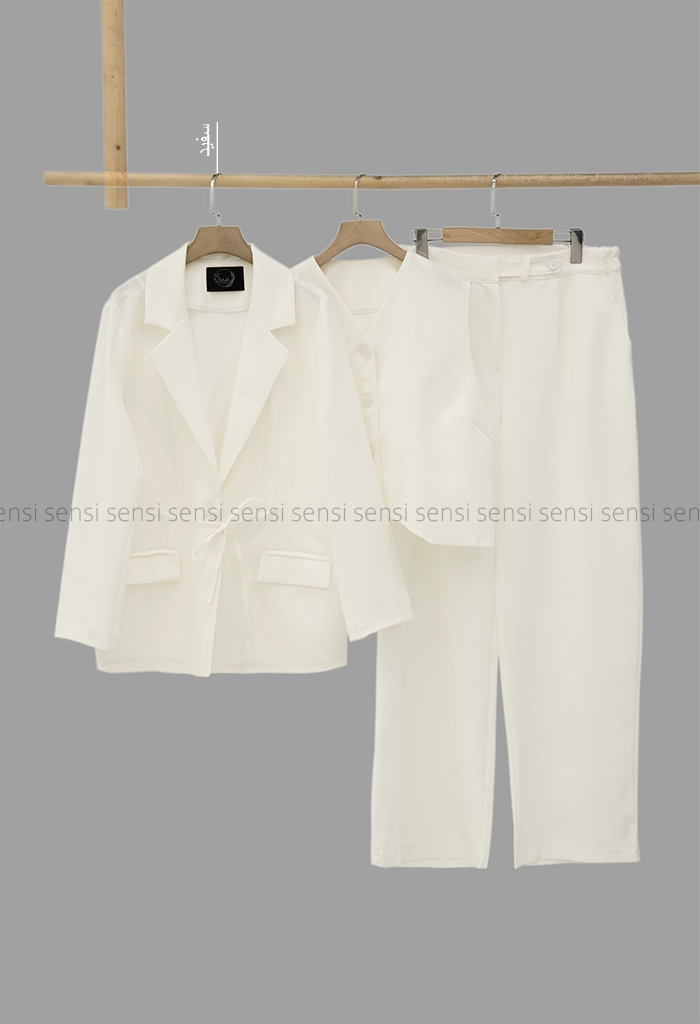 ست 3تیکه کت شلوار جلیقه مازراتی کد1005377